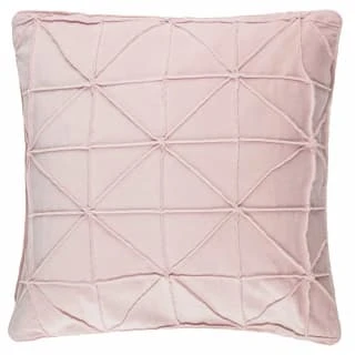Geo Velvet Cushion - Blush 1 Geo Velvet Cushion - Blush