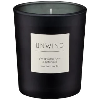 B&M Unwind Scented Candle - Ylang Ylang & Rose & Patchouli 1 B&M Unwind Scented Candle - Ylang Ylang & Rose & Patchouli