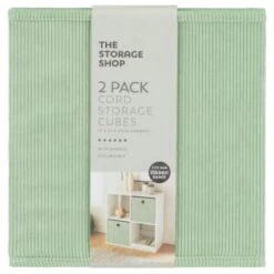 New Arrival -Hot Sale Household Items 395812 2pk lokken storage cubes sage