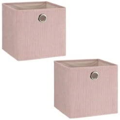 Lokken Cord Storage Cubes 2pk - Pink -Hot Sale Household Items 395813 2pk cord lokken storage cubes pink