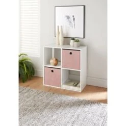Lokken Cord Storage Cubes 2pk - Pink -Hot Sale Household Items 395813 2pk cord lokken storage cubes pink 4