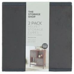 Lokken Velvet Storage Cubes 2pk - Grey 5 Lokken Velvet Storage Cubes 2pk - Grey -Hot Sale Household Items 395825 2pk velvet lokken storage cubes grey 2
