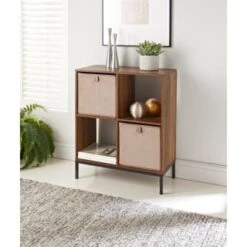 Lokken Velvet Storage Cubes 2pk - Mushroom -Hot Sale Household Items 395837 2pk velvet lokken storage cubes mushroom 2