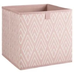 New Arrival 1 Lokken Printed Storage Cubes 2pk - Pink Diamond