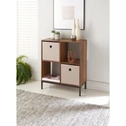 Lokken Linen Storage Cubes 2pk - Natural -Hot Sale Household Items 395852 2pk linen lokken storage cubes natural