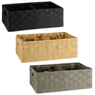 B&M Caen Set Of 3 Paper Rope Baskets - Natural 5 B&M Caen Set Of 3 Paper Rope Baskets - Natural - Image 5