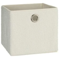 New Arrival 5 Lokken Teddy Storage Cubes 2pk - Cream