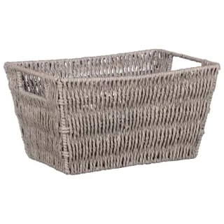 B&M Paper Rope Basket - Grey 1 B&M Paper Rope Basket - Grey
