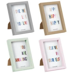 B&M Colourblock Frame 4 X 6" - Pink -Hot Sale Household Items 396247 396248 396249 396250 basic colourblock frame 4x6 group 2