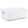 Anti Slip Large Storage Box - White