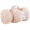 Simply Kids Teddy Throw - Light Pink